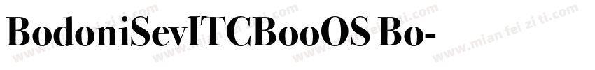 BodoniSevITCBooOS Bo字体转换